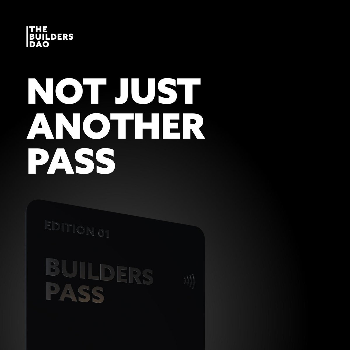 GM Builders 🏗️ All you need to know about the Builders Pass and why this is going to be a game-changer for the DAO! 🧵👇