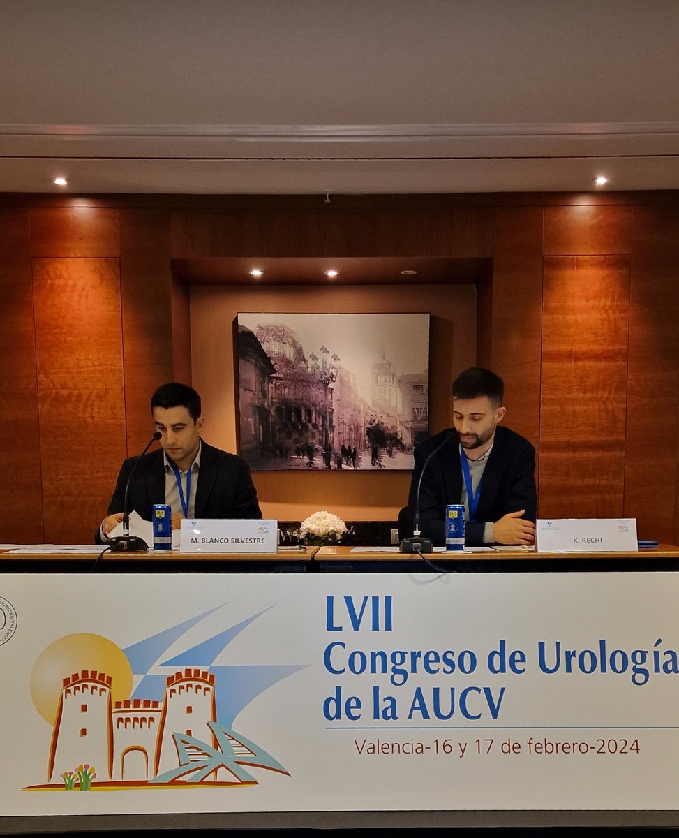 Participación de nuestros residentes en la primera jornada de comunicaciones y videos en el LVII Congreso de Urologia de la AUCV.