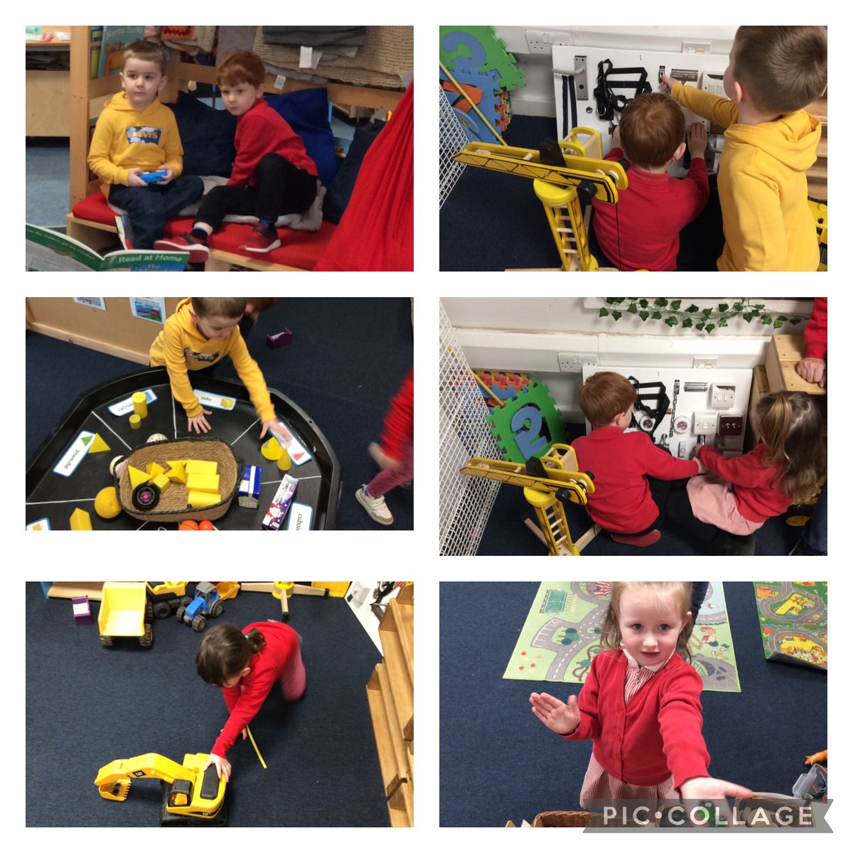 Our children spent some time in the Primary 1 classroom this week as part of our transition programme 'I want to come to school right now' H 'This is the best classroom ever' N