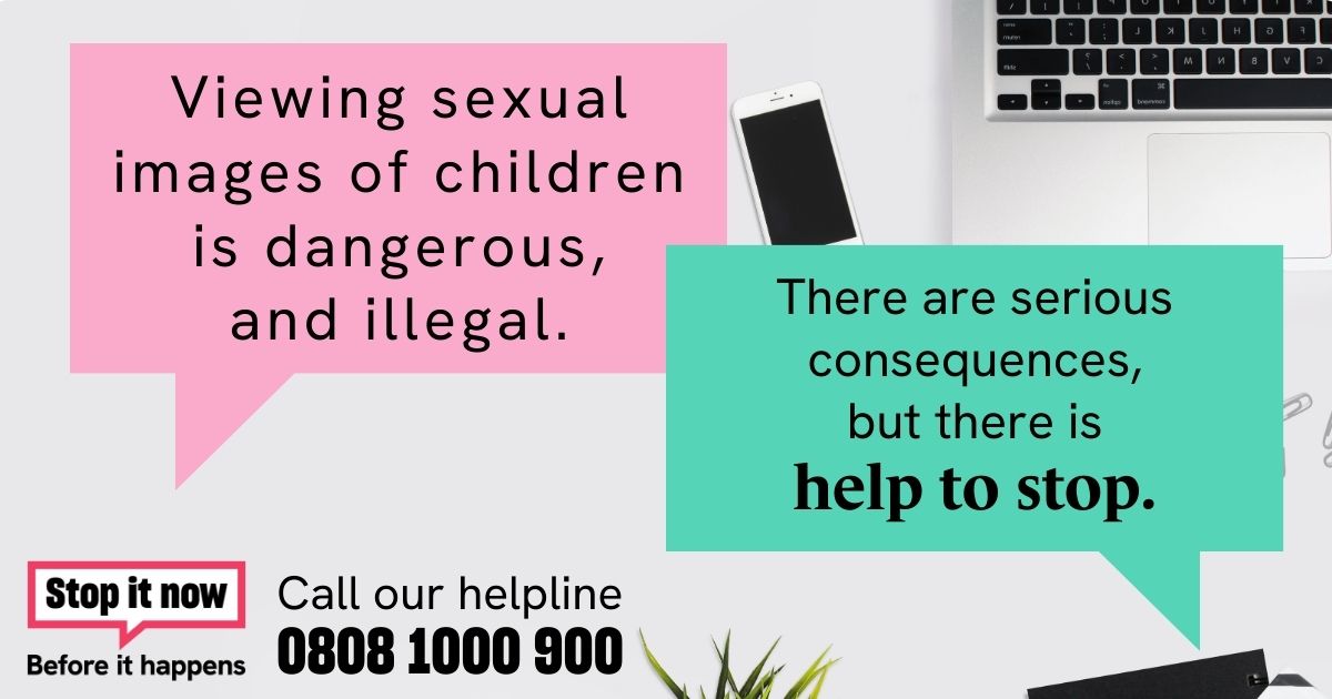 Are you viewing or sharing sexual images of children, including those generated by #AI? This is illegal and harmful, and there are serious consequences. But there is help to stop. Read more here: stopitnow.org.uk/home/media-cen… To donate: bit.ly/48gqRhh