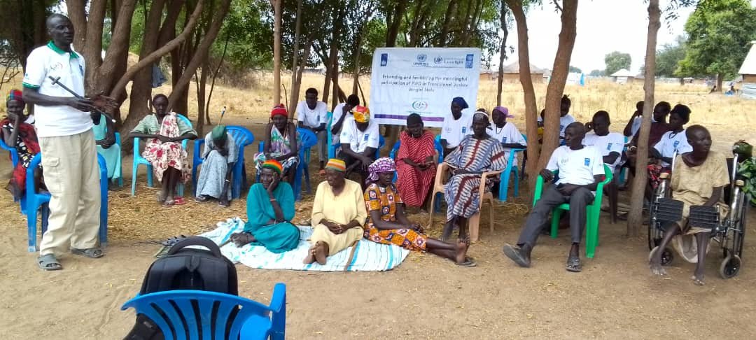 I_WINetwork's tweet photo. Empowering PWDs is crucial for fostering inclusive governance and justice. 
At Jonglei State, I-WIN held a training on Rule of Law and Good Governance. the participants reminded to strengthening accountability, transparency, and their role as pivotal for societal transformation. https://t.co/X70zalREZS
