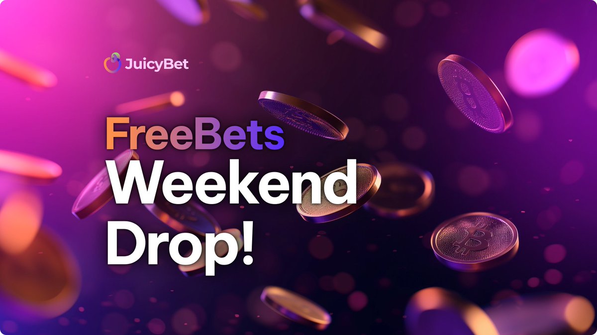 YourJuicyBets's tweet photo. FreeBets Weekend Drop! 🔥

Place a bet this weekend and unlock GUARANTEED #FreeBet!

🔸 Bet $10+, share your wallet in the comments, and score a guaranteed (!) $10 FreeBet.
🔸 Big bets ($10+) will land 10 lucky guys a whopping $20 FreeBet!

Act fast! #Giveaway open Feb 16-18 🏆 https://t.co/9bC4B4YmGw