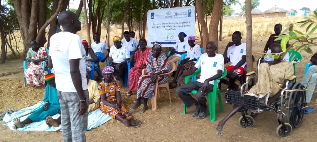 I_WINetwork's tweet photo. Empowering PWDs is crucial for fostering inclusive governance and justice. 
At Jonglei State, I-WIN held a training on Rule of Law and Good Governance. the participants reminded to strengthening accountability, transparency, and their role as pivotal for societal transformation. https://t.co/X70zalREZS