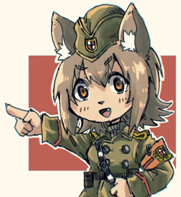 スランプ中はOC描いてリハビリ!  ラトアリア共和国陸軍、西部方面軍ジリィズナヤ市防衛司令部所属。 第33義勇民兵隊 指揮官代行『リナ = メシコフ軍曹』 今日も元気に民兵(守るはずだった市民)を死地に送り込むヨ! 