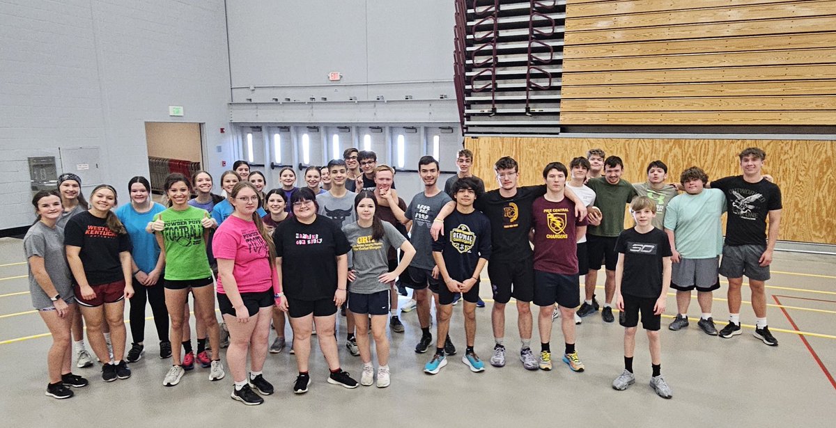 1/2... The improvements by the athletes that have come to the speed development over the last 5 weeks have been awesome!  Track is getting into full swing now, so <a href="/DubJ5/">JJ Howald</a> with <a href="/pcchargerfb/">Pike Central Charger Football</a> is going to continue with all athletes that are still interested!