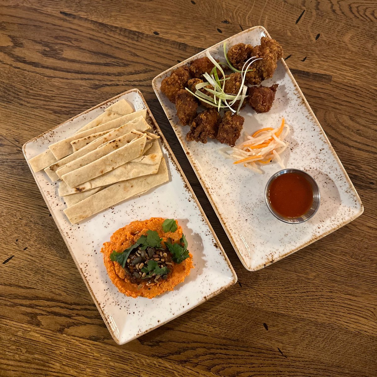 Are you a foodie lover like us?
Why not pop in for a few small plates 🍽️
We also offer 3 small plates &amp; a house bottle of red or white one Monday-Friday 3-7pm for £20! What a bargain 🤌🏼
