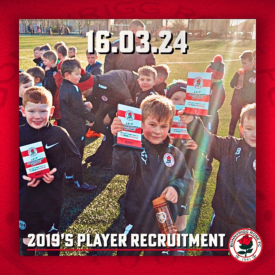 BonnyriggCFC's tweet image. 2019s Player Recruitment Update 🌹
