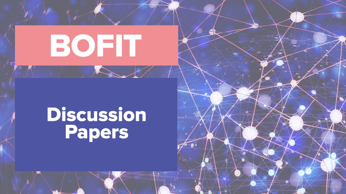 BOFITresearch's tweet image. BOFIT Discussion Papers 1/2024 David Lodge, Ana-Simona Manu and Ine Van Robays: China’s footprint in global financial markets publications.bof.fi/handle/10024/5…
#Chinashocks #spillovers #globalfinancialmarkets #commodities (1/2)