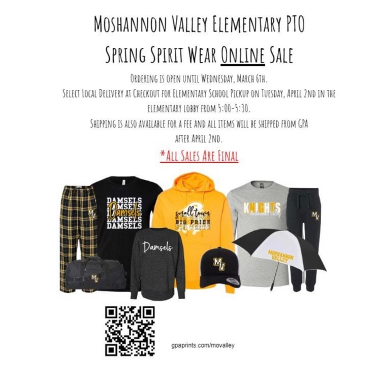 Looking for new MV apparel? Check out the PTO's Spring Spirit Wear sale! Details below!

gpaprints.com/movalleyspirit…

#MVProud