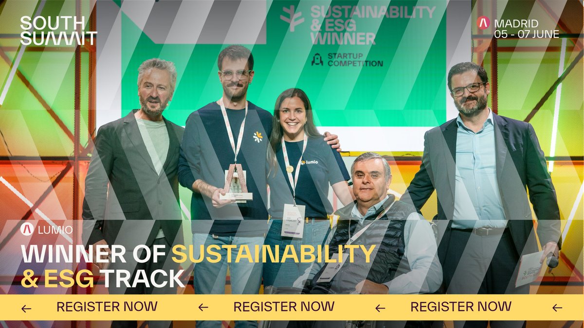 south_summit's tweet photo. 🌱 Calling all Sustainability &amp; ESG startups! 🏆 Follow @LumioSolar's lead, last year's winner. Register by Feb 23rd for our Startup Competition!

https://t.co/3c9JgGAOT6 https://t.co/wb18scNkre