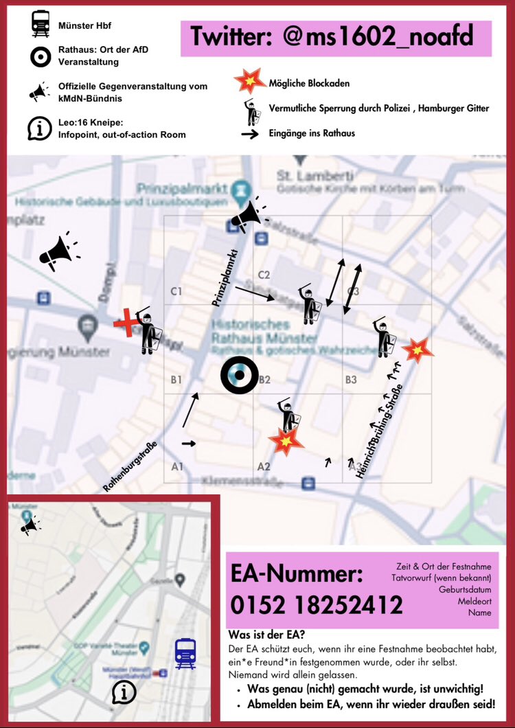 Hier die Aktionskarte für heute #ms1602 <a href="/ms1602_noafd/">ms1602_noafd</a> schreibt euch die EA-Nummer wasser- &amp; wischfest auf den Körper 🖊️