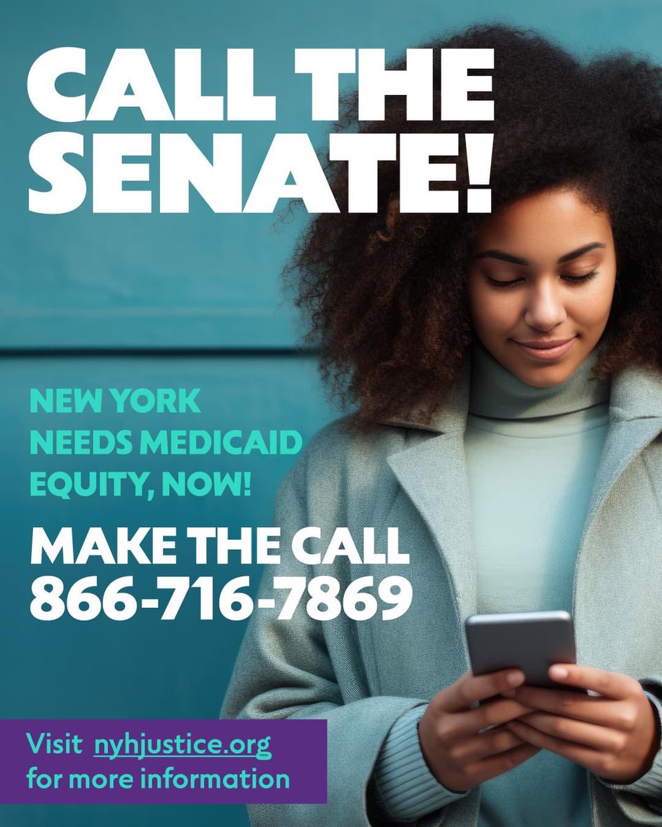 Even though it's snowing and cold outside we're still applying heat. Please call 866-716-7869 and tell the NYS Senate to continue to support #MedicaidEquity and remind them of the important role that Medicaid plays on the lives of healthcare workers and our communities!