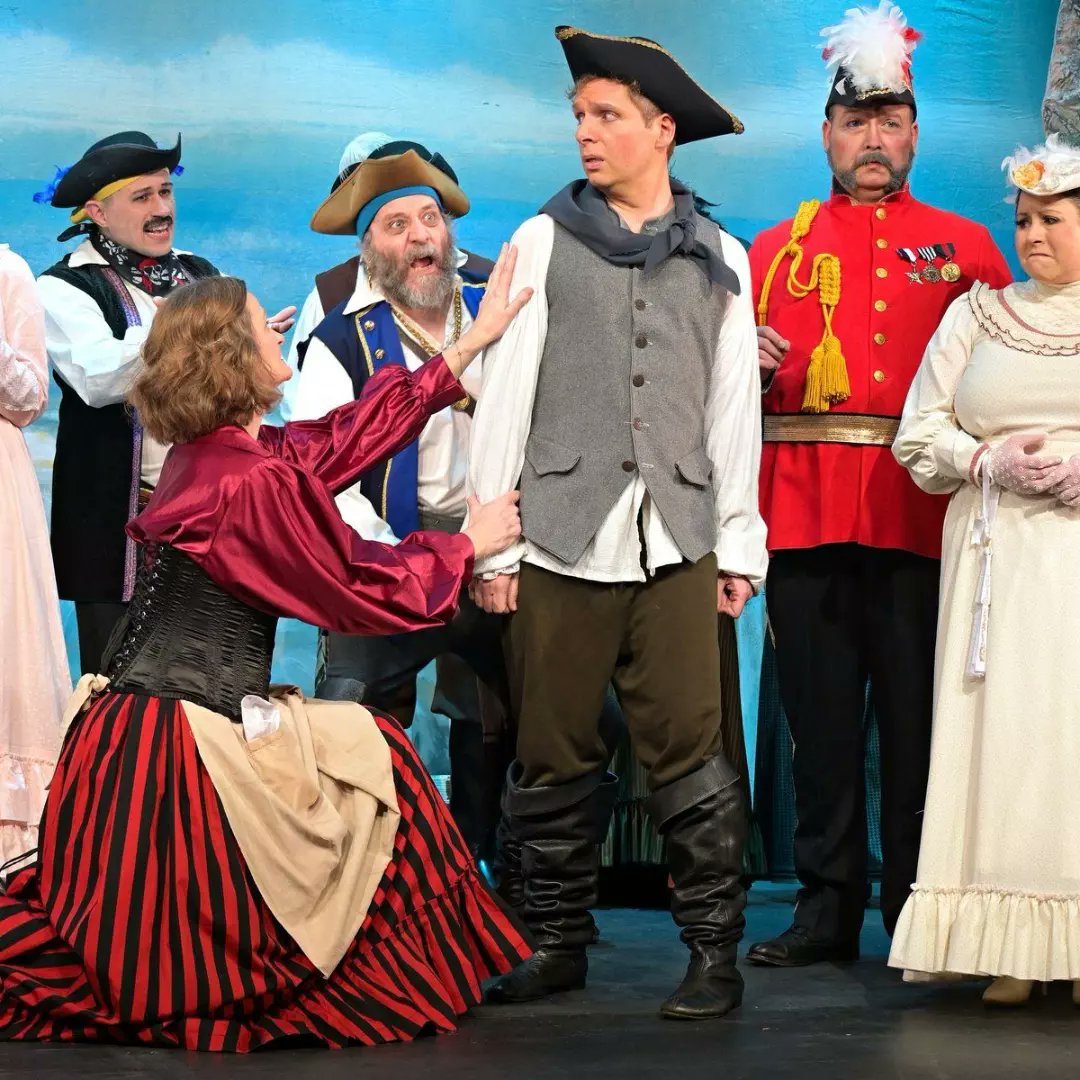 SouthgateOpera's tweet image. When a felon's not engaged in his employment, perhaps he's getting Pirates tickets for TODAY OR TOMORROW?

Two more chances to see this wonderful show (matinée is sold out). TICKETS: wyllyottstheatre.co.uk/whats-on/the-p…

#SOPirates #CultureInEnfield  #gilbertandsullivan @Wyllyotts