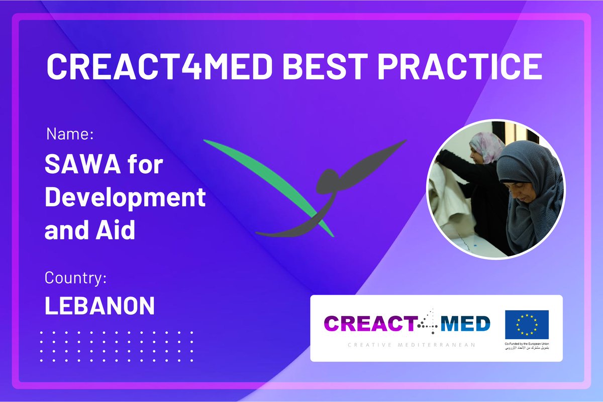 creact4med's tweet photo. Happy Friday #CREACT4MED Community! Here are some more #BestPractices to roll you into the weekend...
🔹@CFW_opencalls 🇹🇳
🔹#menartfair 🇫🇷
🔹@sawafordaid 🇱🇧
🔹#KILIM 🇪🇬
If you want to connect with them, head to the #Creact4med engagement platform and start a conversation! https://t.co/vSMKGYleDH