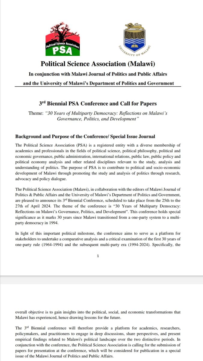 CALL FOR PAPERS: psamalawi.org/news24#google_…