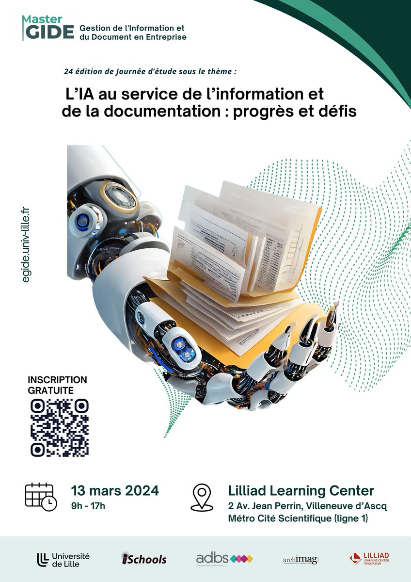 Journee_EGIDE's tweet photo. Notre 2ème intervenant pour la Journée Egide, ce 13 mars, Valentin de Craene, ingénieur à la MESHS-Lille, interviendra sur "Du manuscrit à l'algorithme : l'ESR et les institutions patrimoniales à l'heure de l'Handwritten Text Recognition". Restez connectés pour en savoir
plus ! https://t.co/Uiow91HR18