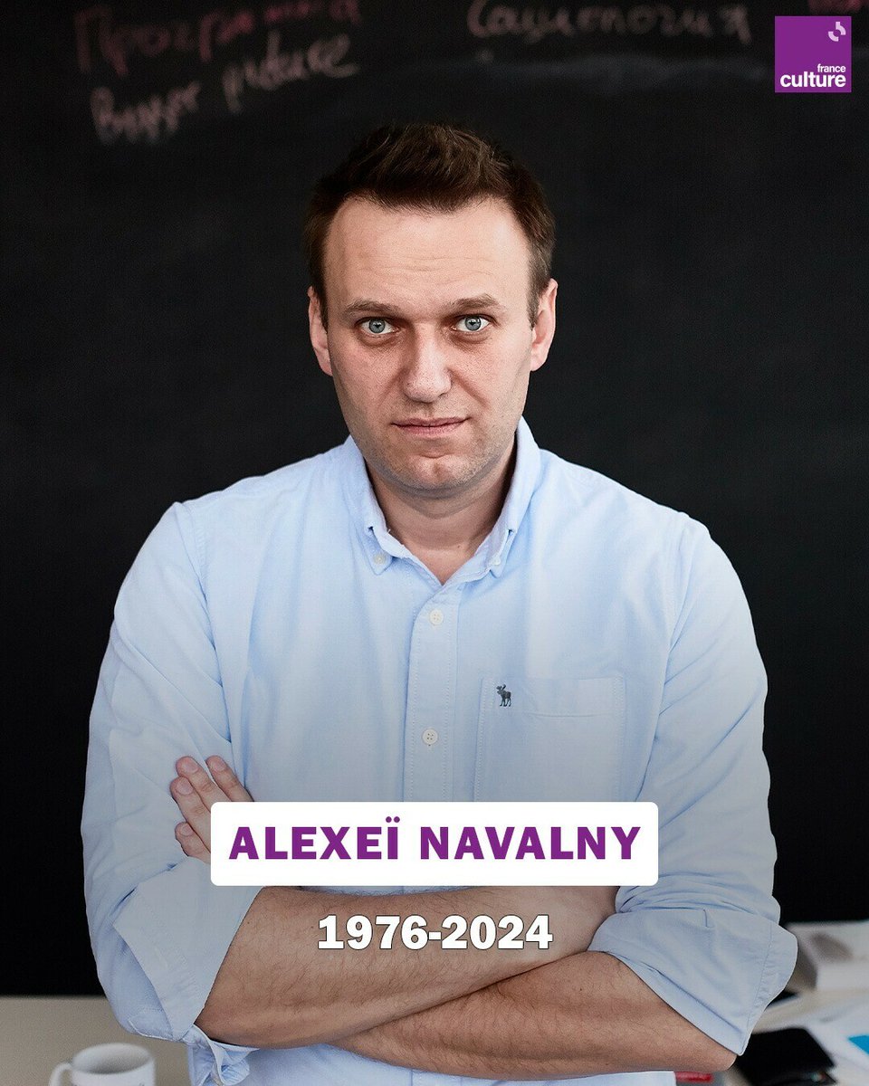 Il était le principal opposant à Vladimir Poutine. Le dissident russe Alexeï Navalny est mort en prison, où il purgeait une peine de 19 ans pour extrémisme.
➡️ l.franceculture.fr/KR9