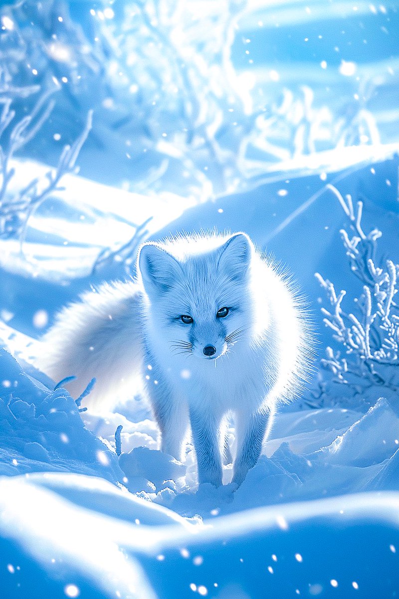 ❄️Arctic Foxes in Tundra❄️

#AIart #midjourneyV6