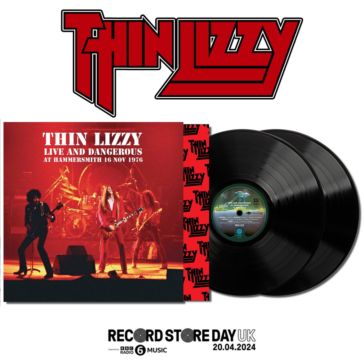 Taken from the acclaimed ‘Live and Dangerous’ box set, this is one of the stand-out shows from the collection, showing Thin Lizzy at their peak. Now pressed on 2LP vinyl for the very first time exclusively for Record Store Day 2024, Saturday 20th April. #RSD24 #thinlizzy