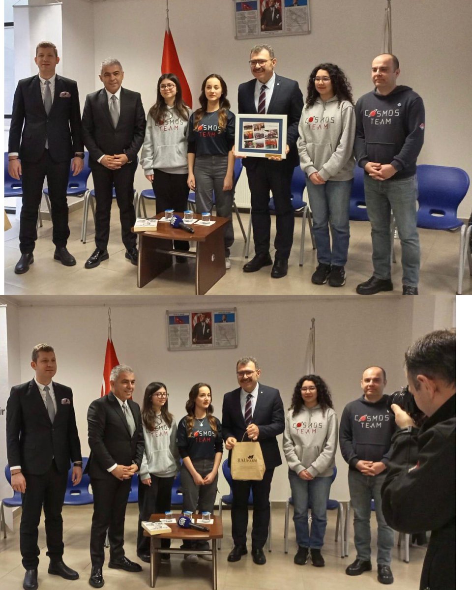 TÜBiTAK Başkanı Prof. Dr. Sayın Hasan Mandal okulumuzu ziyaret ederek öğrencilerimizle bir araya geldi.TÜBİTAK ve TEKNOFEST yarışmalarına katılan öğrencilerimizi tebrik ederek projelerini yerinde inceledi.Nazik ziyaretleri için kendilerine teşekkür ederiz .