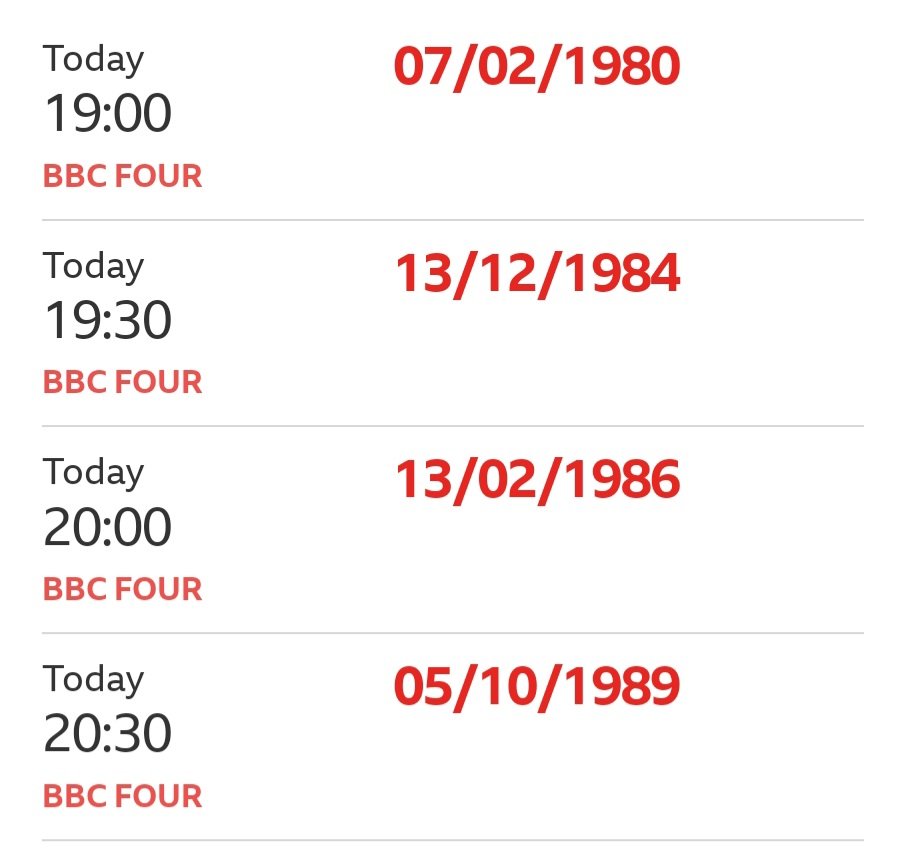 🎶 Top of The Pops 1995 editions have been scrapped this week. Tonight's editions are all 1980's editions hosted and Co-hosted by Steve Wright #TOTP #RIPSteveWright #80s