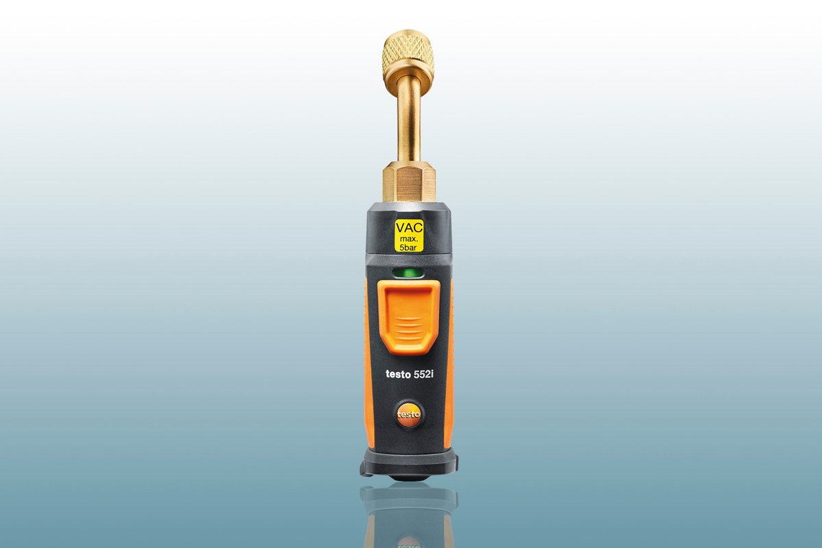 TestoLimited's tweet image. The testo 552i- This app-controlled vacuum probe connects via Bluetooth, offering wireless measurements through just one service port. 🌀✨

Find out morehttps://testo.pulse.ly/9jkahznn0d

#testouk #hvacr #refrigeration #ac #heatpumps