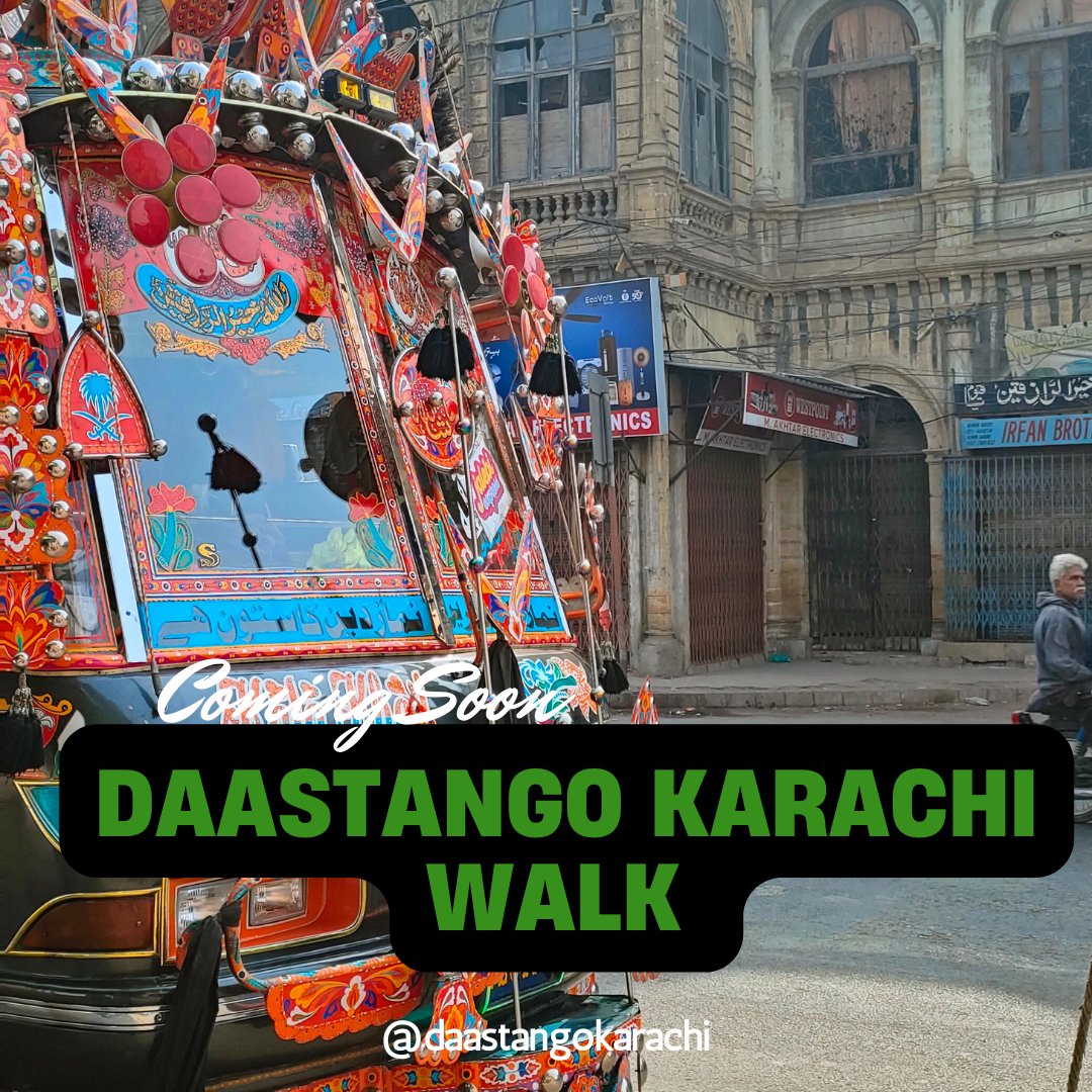 Introducing one of my passion projects, a social club initiative that focuses on interactive heritage storytelling. We explore Karachi heritage, listen to unheard stories, socialize over history, architecture, culture and food. That's @DaastangoKHI Insta: @daastangokarachi