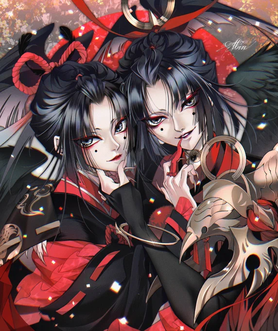 小烏丸 × 小烏丸極『 ほぅれ、どちらが好みだ?』 