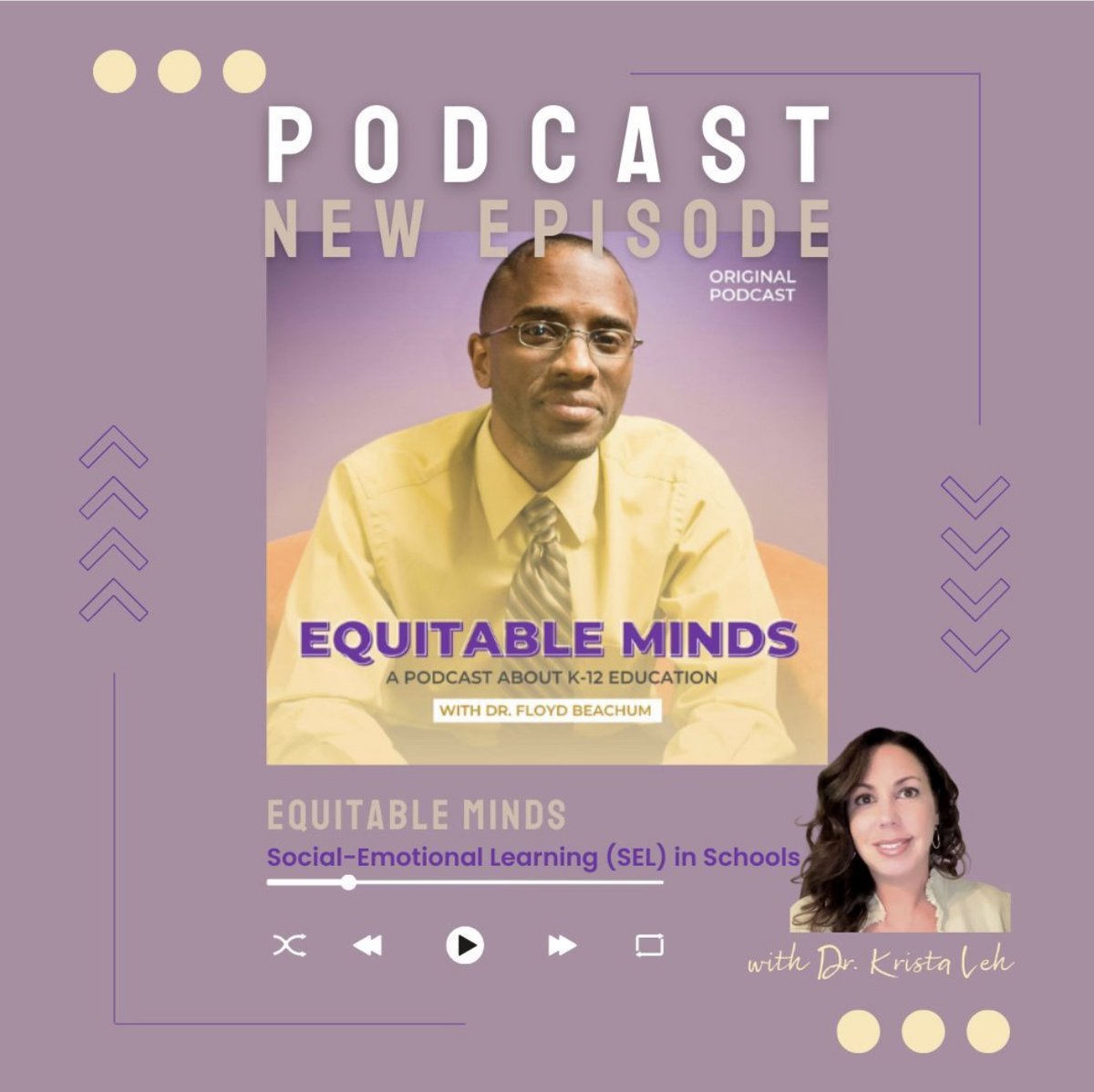 Our talk focuses on understanding what SEL is, the importance of SEL for student development, & what ed leaders should consider when implementing SEL programs in their districts.We also discuss the nat'l political debate about SEL. podcasts.apple.com/ca/podcast/soc… #SEL #equitableminds