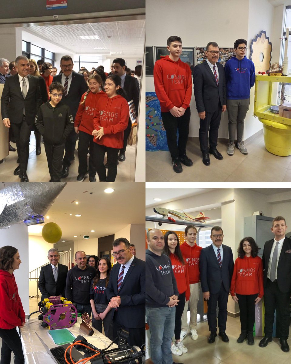 bhcshr_samlise's tweet photo. TÜBiTAK Başkanı Prof. Dr. Sayın Hasan Mandal okulumuzu ziyaret ederek öğrencilerimizle bir araya geldi.TÜBİTAK ve TEKNOFEST yarışmalarına katılan öğrencilerimizi tebrik ederek projelerini yerinde inceledi.Nazik ziyaretleri için kendilerine teşekkür ederiz . https://t.co/j3uoJxMSrr