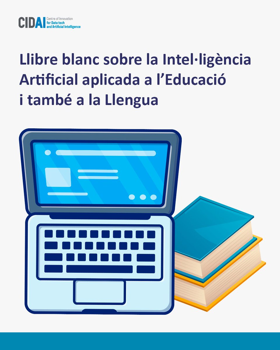 Si voleu saber-ne més sobre la IA, us podeu descarregar aquesta publicació que té com a objectiu l'anàlisi de l'aplicabilitat a l'educació i a la llengua, així com la contribució com a suport d'aula.

🔗 /ow.ly/NGWs50Qx5XV

#AlsCentres