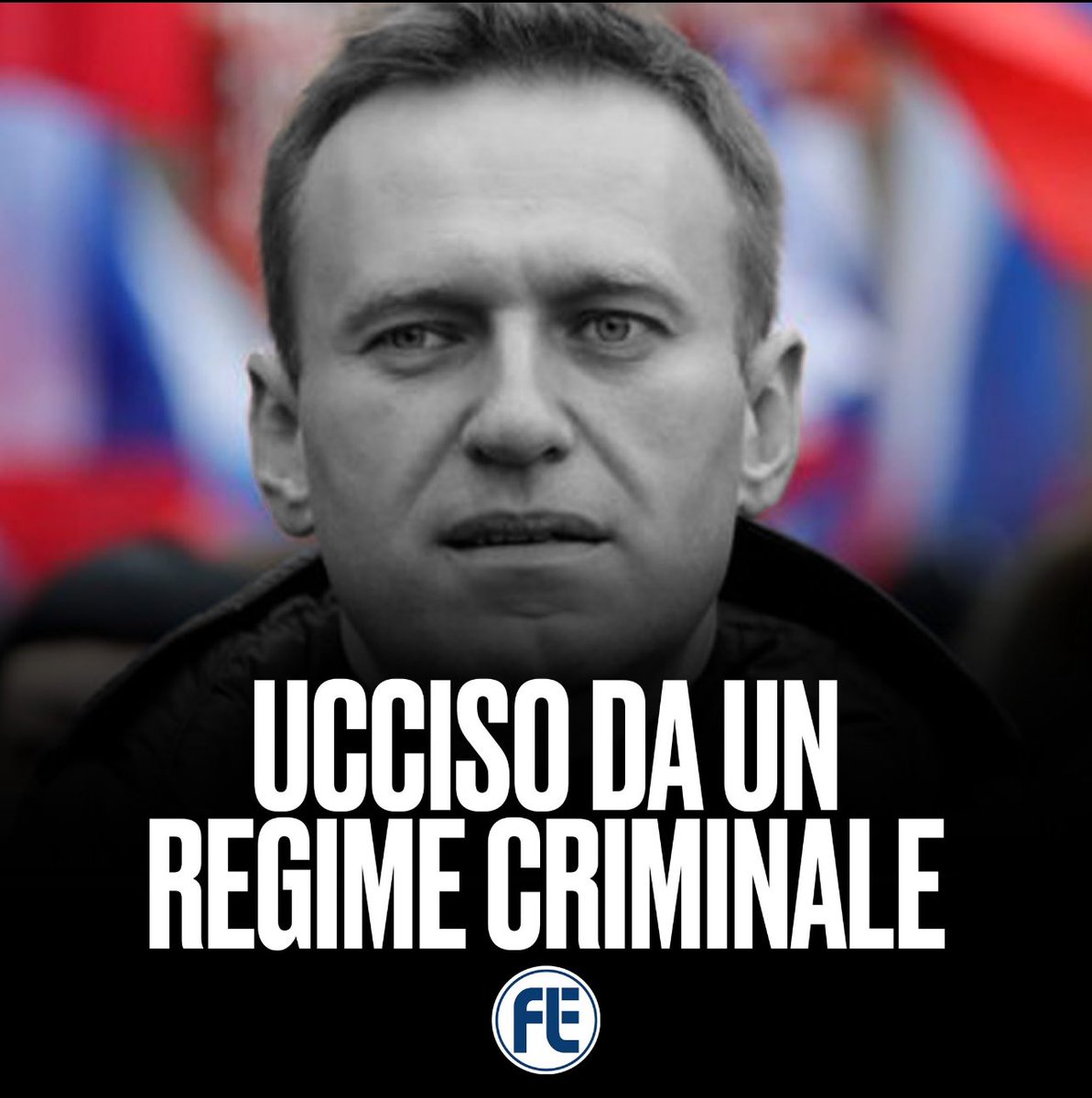 Apndp's tweet photo. #Navalny
Ucciso da #putin.
Ditelo ai #putiniani d’#Italia. 
Quelli che “in fondo #putin ha fatto anche cose buone”. https://t.co/6ORjNb23KU