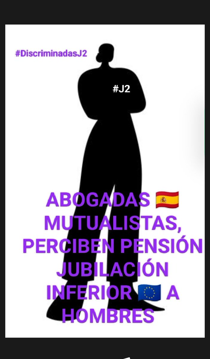 NoMutualista's tweet photo. 🔴@IgualdadGob❓ DEJAREMOS DE SER #MUTUALISTAS y #Abogadas O TENDREMOS QUE DEJAR DE SER MUJERES❓
"La EXMUTUALIDAD  es cosa de hombre"♀️
#DiscriminadasJ2 @MovimientoJ2
#UnicaSolucionPasarela
#EnjambreJ2 #MareaNegra #SomoslosJ2 https://t.co/oiSwUWwo6r