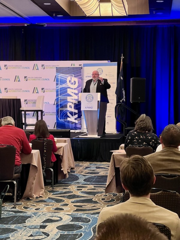 DSV_US's tweet photo. The 2024 South Carolina Automotive Summit was a grand success for DSV 🚀 with our very own Pete Mento as a special keynote speaker!

DSV was thrilled to connect with clients and partners discussing the latest in automotive trends and more.

#DSV_US #SCAutoSum24 #Logistics https://t.co/6q5582gny6