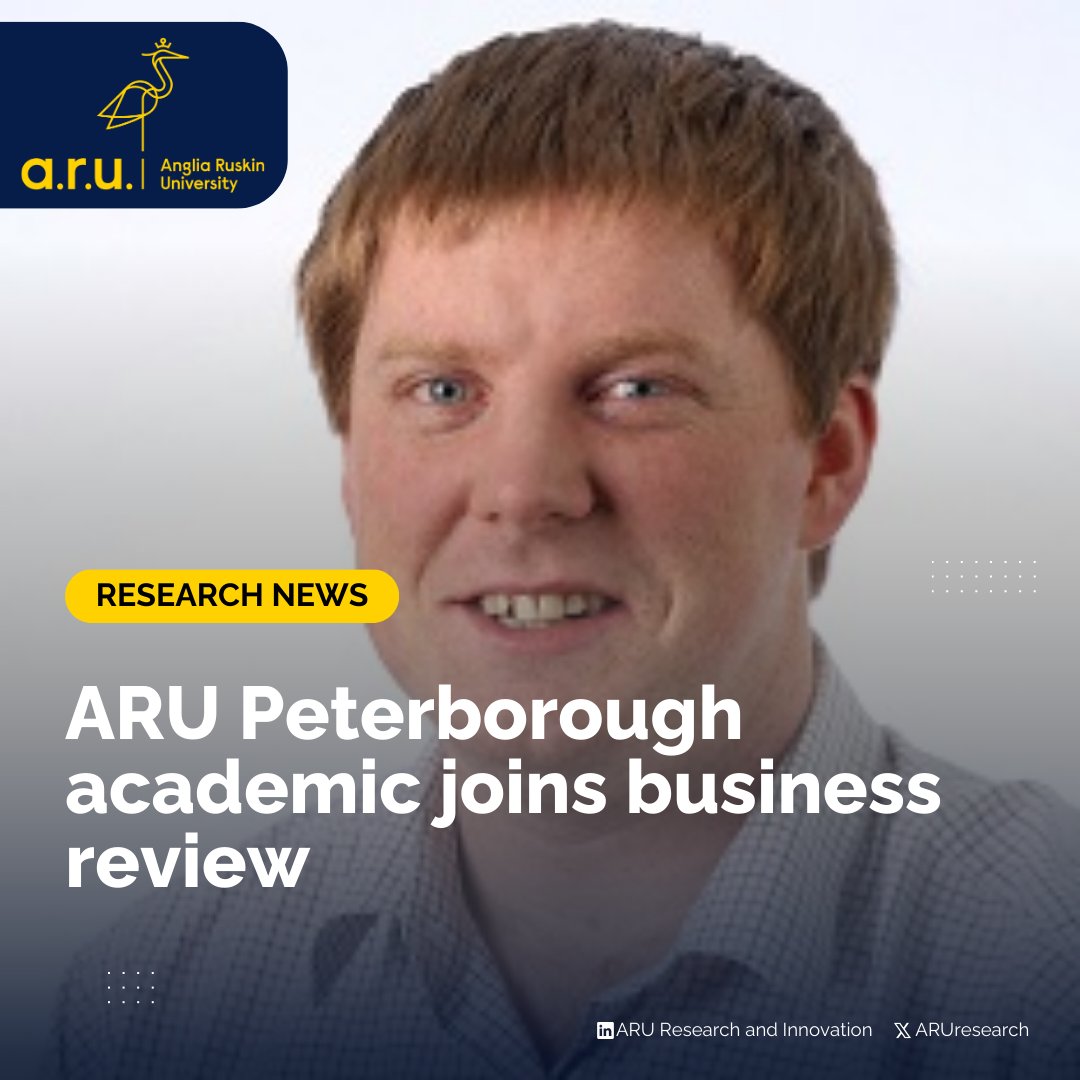 ARU Peterborough's Assistant Principal, Dr Tom Williamson named on Steering Board examining disabled entrepreneurship.

To read more - ow.ly/3kkm50QBQ4N

#ARUProud #ARUResearch #ARUInnovaton #ARUPeterborough #disabledentrepreneurship #entrepreneurshipinnovation