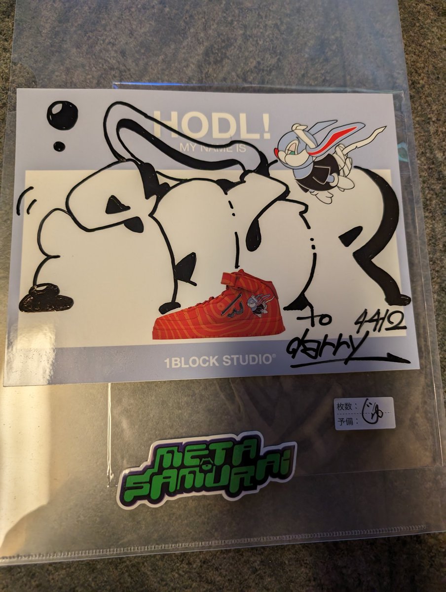 darry_sino's tweet image. ステッカー届きました！
申請し忘れた？俺んち僻地かなにかだっけ？って思ったけど現物見れて良き😁
袋の申し訳程度の遊び心はCEOのサイン？
#Airsmokezero
#1Block