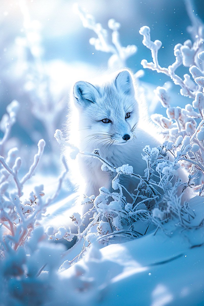 ❄️Arctic Foxes in Tundra❄️

#AIart #midjourneyV6