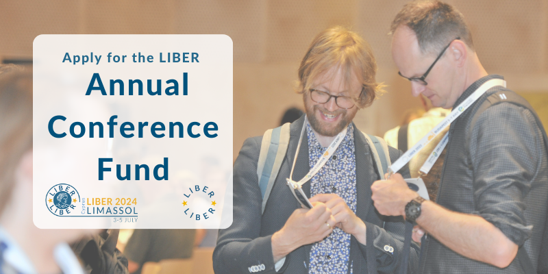 🎫Could you be eligible to attend the @LIBERconference 2024, free of charge? We award several bursaries making it possible for LIBER library representatives from specific countries to attend our annual event. Find out if you are eligible and apply: ow.ly/hUrg50QAwFU