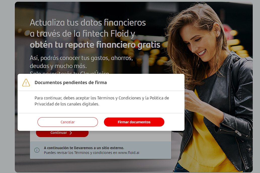 KfMunoz20's tweet photo. @santanderchile porque no puedo actualizar datos financieros en la pagina?. Cuando lo intento me figura que dedo firmar documentos de canales digitales, pero al tratar de ingresar queda cargando https://t.co/tIjakC7FTA
