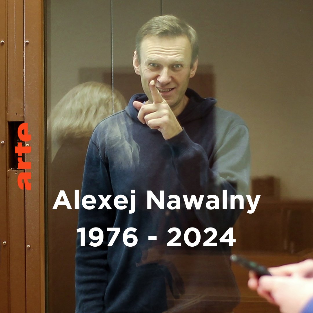 ARTEInfo's tweet photo. Der russische Oppositionspolitiker Alexej #Nawalny ist nach Angaben der Justiz gestorben. Er ist unter anderem wegen angeblichem «Extremismus» zu insgesamt 19 Jahren Lagerhaft verurteilt worden. 

Ein Porträt: https://t.co/AcnXXxV90T https://t.co/6P3l1OXbYt