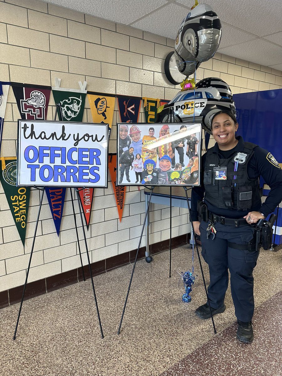 Nicole Ey (@principaley) on Twitter photo Today is National School Resource Officer Day and @ellenvilleelementary is honored and lucky to have Officer Torres as our school safety officer. She makes our school better everyday #bluedevilpride 💙 Today is National School Resource Officer Day and @ellenvilleelementary is honored and lucky to have Officer Torres as our school safety officer. She makes our school better everyday #bluedevilpride 💙