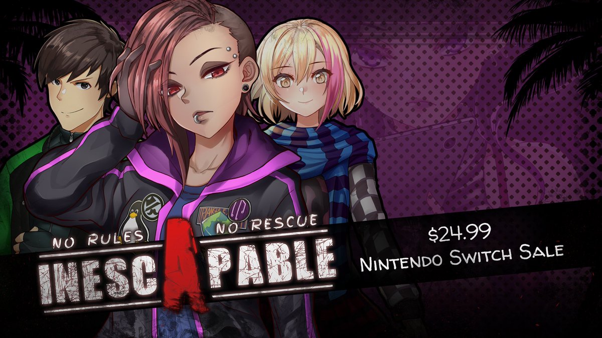 You never know when you'll be on an unexpected trip to a deserted island resort...

Better get Inescapable for your Nintendo Switch now, while it's on sale. Just in case.

nintendo.com/us/store/produ…