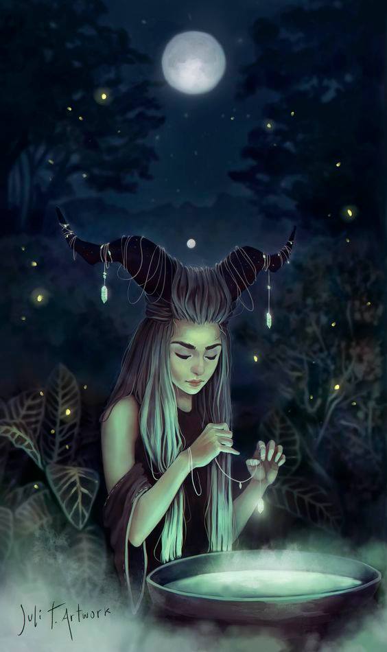 “They say the #stars are full of secrets, kept quiet by the silence of the night.” ― L. Danvers, Conspiracy Unleashed 💫✨⭐️🌟 #artist Credit The Moon Witch Juli T Artwork