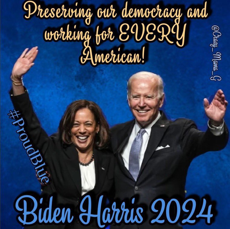 #ResistanceBlue #ProudBlue I’m voting for #BidenHarris2024 because they support women’s rights & freedoms. As long as they are at the helm, they will not sign federal anti-abortion laws. I support the party that wants to protect rights! #VoteBlue & give them the house & senate!