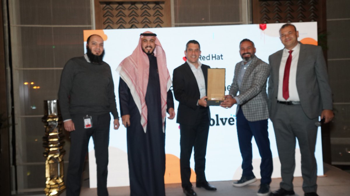 iVolvetech's tweet image. iVolve Technologies proudly receives the &apos;Best Service Partner for Red Hat&apos; Award from @redhat. This achievement brings bigger commitments and higher standards, but our commitment to our people and our #strongertogether approach remains unwavering. #award #partnership #redhat