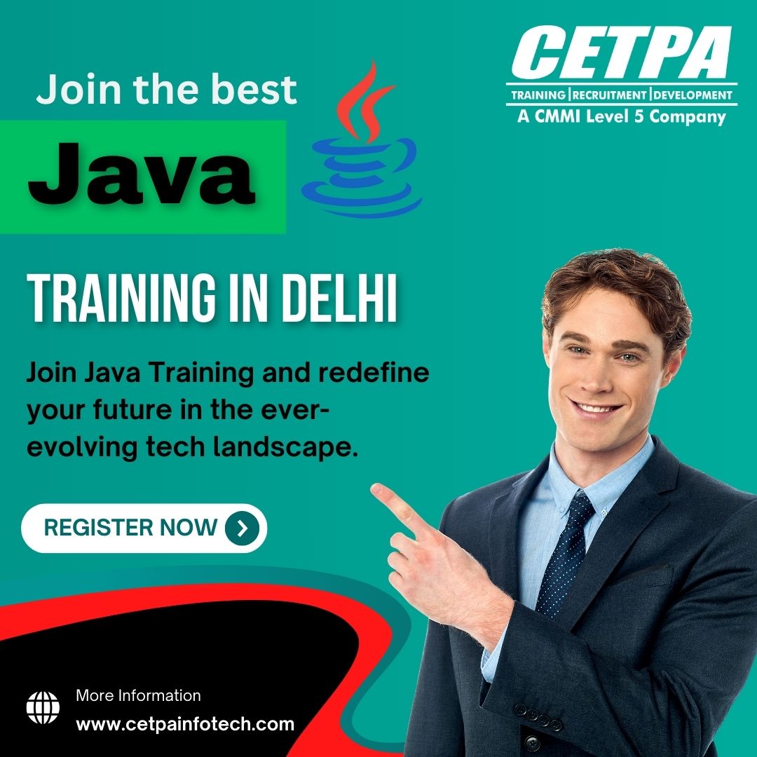 sanyasharma596's tweet image. Embark on a transformative journey into the world of programming with our Java Training in Delhi. Designed to empower aspiring developers, 
📧 Contact us: +91-9212172602
🌐 Learn more at: cetpainfotech.com/technology/jav…
#JavaProgramming #javatraining #javatrainingindelhi #javacourse