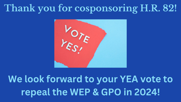 We appreciate you, <a href="/RepChuyGarcia/">Congressman Chuy García</a>!
Together, we can #EliminateWEPGPO!