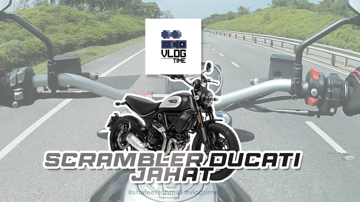 sh4f33zR's tweet photo. Hujan2 ni guys. Layan scrambler pon sedap haih.
🔗 https://t.co/lYt0rFhhWW
#shafeezrohmat #vlogtime #youtubechannel #Ducati #scrambler https://t.co/tykuG4IjYZ