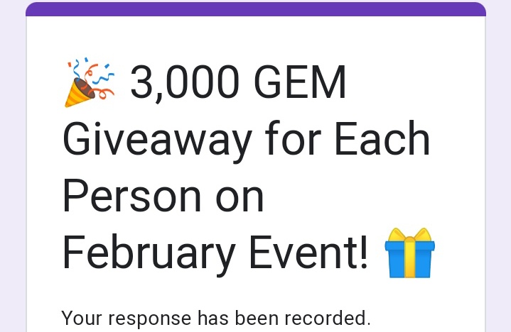 verbhadra99130's tweet image. 🎉 Join our February Event and win big! 🎁 We're giving away 3,000 GEM to EACH participant! Don't miss out on this amazing opportunity. Join now and claim your reward! #Giveaway #FebruaryEvent #WinBig 🚀