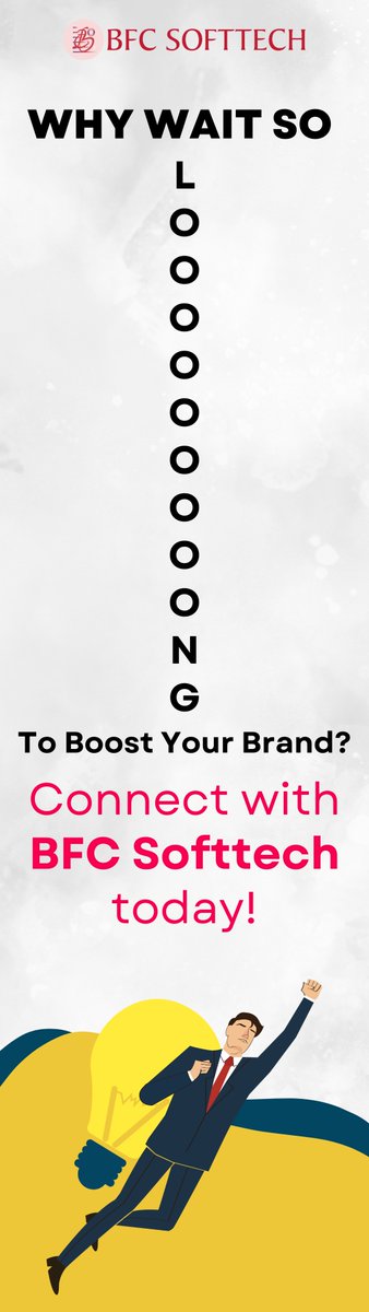 BfcSofttech's tweet photo. Don't let time slip away. Boost your brand with BFC Softtech now!
.
.
Contact - +91-522-3514141
Email - support@bfcsofttech.com
Website - https://t.co/MWbBc9qYAZ
WhatsApp - https://t.co/35KhgmQ4Jp
.
.
#BrandYourSuccess #StandOutStrategies #BFCSofttechBranding #UniqueBrandImpact https://t.co/v14pHjjIGi